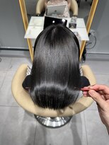 ロンドミラー 博多店(Lond Mirror)&nbsp;黒髪カタログ/ボブルフ/小顔に見せるヘア/ワンレン