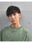 無造作パーマスパイキーショートツイストスパイラルパーマ