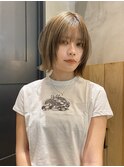 レイヤーボブ前髪髪質改善美髪イメチェンワイドバング外ハネボブ