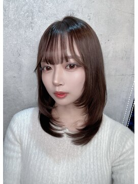 ウィローズ(WILLOW'S) ワンカールレイヤーミディミルクティーブラウン