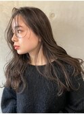 レイヤーカット/ブラウン/韓国ヘアー/ブリーチ/恵比寿