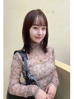 スニュウ(snuw)&nbsp;【snuw mina】レイヤーカット/顔周りカット/透明感カラー/伏見