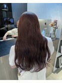 ブリーチなし 透明感カラー