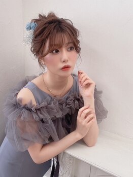 クラン 北新地店(Clan)の写真/【北新地/西梅田駅ヘアセット&メイク&着付け＊ヘアセット¥1500~】結婚式/二次会/パーティー/特別な日に