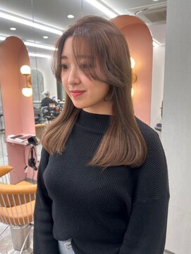 ロンド ブランシュ 錦糸町北口(Lond blanche) レイヤーカット顔周り イメチェン外ハネボブ美髪ワイドバング