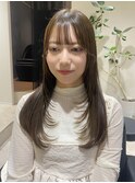 【RYOSUKE】ロングレイヤー_レイヤー_アッシュベージュ