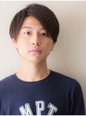 10代20代センターパート清潔感アースカラーマッシュW草加