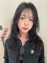 ウェイビーズ(WAVY'S)&nbsp;xカット/ホワイトグレージュ/レイヤーカット/チェリーブラウン