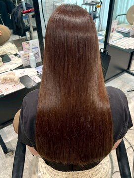 チャオ バイ ミチ(Chao by MICHI) 【ChaoMICHI yuika】髪質改善 艶髪 ブラウンベージュ 縮毛矯正