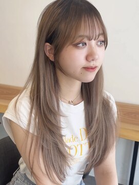 ビューエヒメ(VIEW EHIME) 小顔可愛いレイヤーカット×アッシュカラー10代20代30代