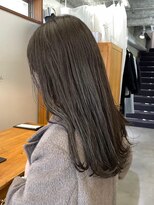 ニール シトロン 名古屋 伏見 丸の内(NEELU citron)&nbsp;【take_neelu】ブリーチなしダブルカラーオリーブベージュ