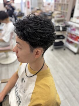 エルフ(elf) 姫路メンズ/クセを活かしたフェザーショート