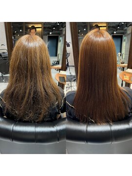 ルアナ トウキョウ(Luana TOKYO) 美髪矯正ビフォーアフター 40代女性