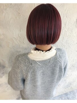 ヘアスタジオニコ(hair studio nico...) ボブ★ボルドーカラー★