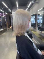 エン 栄店(enne)&nbsp;ホワイトブロンド×ボブ