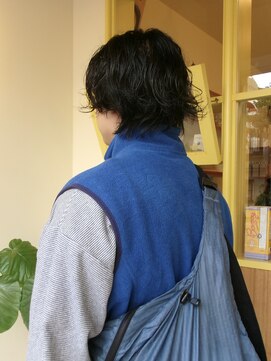 ヒントステーション フォーメンズ(HINTSTATION for Men's) 〈浅草 半個室〉 メンズボブ/ニュアンスパーマ