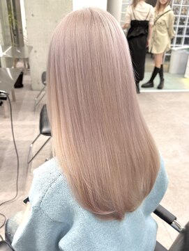 サンクプロジェクト(cinq PROJECT) 原宿韓国顔まわりミルクティーベージュミルクティーグレージュ