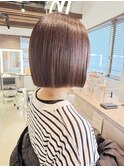 ぱっつんボブ/切りっぱなしボブ