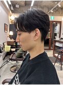 【Lookat】MEN'S HAIR 刈り上げセンターパート ニュアンスパーマ