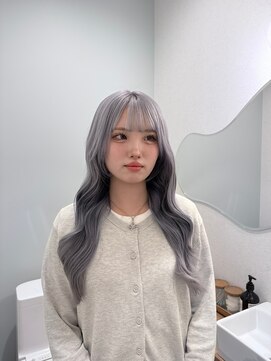 ウタリ(utari) ブルーシルバー【難波 桜川/ケアブリーチ】