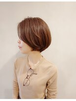 ラトリエコンタン(L´atelier Content)&nbsp;30代40代50代おすすめ　コンパクトなぽってりショートボブ