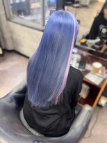 ビゼ 梅田(BIZE)&nbsp;くすみ青紫×ビビットピンク