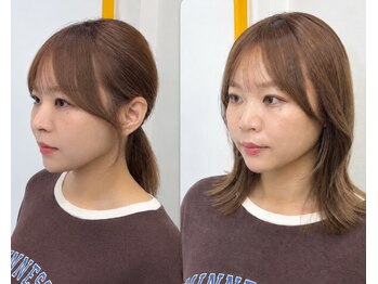 ヘアーサロンアンク(hair salon anc)の写真/お客様一人一人に合わせたカラー剤の調合で理想の色味へ☆カット＋カラー7,700円～【目黒/イルミナカラー】