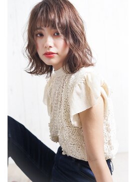 ヘアールーム アート(hair room a to by NYNY) ふわっと前髪やらわかボブ