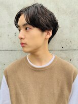 フィフス(fifth) ◇センターパート くせ毛風パーマ かき上げヘア