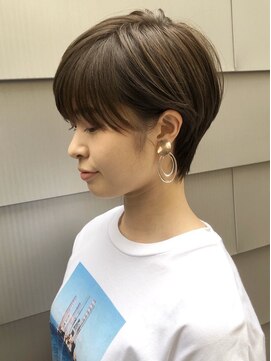 ロンド レグリーズ 立川(Lond leglise) ショート顔周りカット前髪カットミニウルフレイヤー/立川
