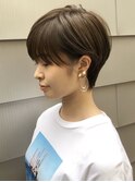 ショート顔周りカット前髪カットミニウルフレイヤー/立川