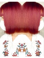 セシルヘアー(CECIL hair)&nbsp;CECIL下北沢　ピンクレッド×ケアブリーチ