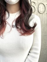 ヘアーデザイン アルエ(HAIR×design ARUE) 【ARUE】インナーカラー×ピンク