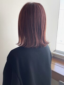 グリーン 渋谷(green) 【MIO】濃いめピンク×外ハネボブ