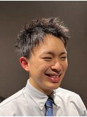 ビジネスツーブロックベリーショート ナチュラルアップバング
