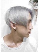 アッシュ 八王子店(Ash)&nbsp;シルバー/センターパート/ブリーチ/イルミナカラー/ケアブリーチ