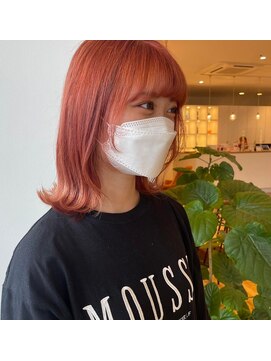 ルッツ(Lutz. hair design) salmon pink