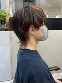 【GEEKS渋谷】マッシュウルフ/ブラウン/韓国風ウルフ/中性的ヘア