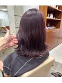 暖かさ柔らかさの透明感暖色カラー