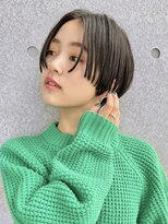 ロビー 表参道(ROBBY)&nbsp;ショート/ハンサムショート/黒髪/前髪なし/20代30代40代/表参道