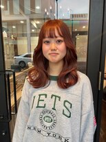 ボアップ(boappu) #オレンジブラウン#ブリーチカラー