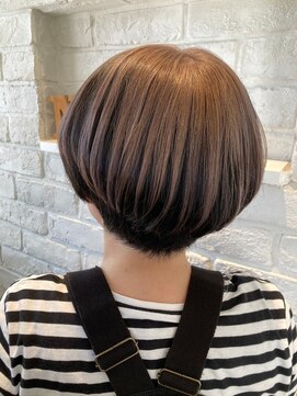 エヌアンドエー 春日部東口店(hair shop N&A) 大人ショートマッシュ/透明感カラーハイトーン/髪質改善カラー