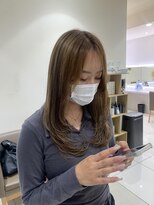 顔まわりたっぷりレイヤー