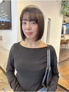 ココロクレド(COCOLO credo) さらっと大人ボブ × グレージュカラー