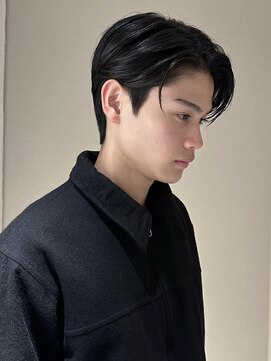 ノラ ギンザ(NORA GINZA) ダウンパーマニュアンスパーマセンターパートコンマヘア髪質改善