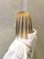 ジールサロン つくば本店&nbsp;【シールエクステ20本】ミディアムボブ×ローライト