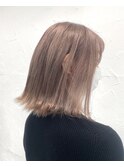 10代20代30代黒髪卒業大人ピンクベージュ【上野】