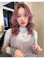 シェノン バイ アランスミシー 表参道(CHAINON by Alan smithee) 春先取りピンクカラー