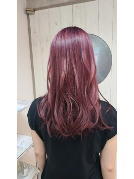 アールヌーヴォ(art nouveau) ピンクロング