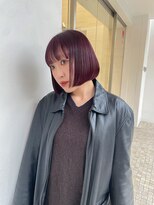 チクロヘアー(Ticro hair) @nkkn15 cassis red